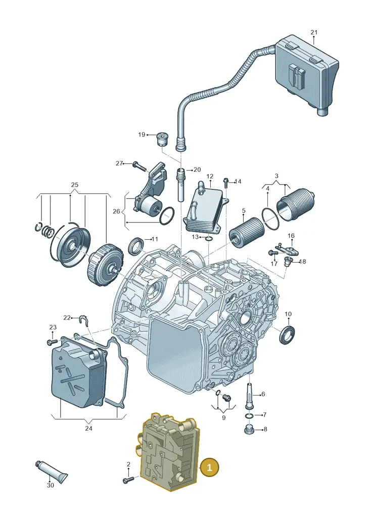 0GC325025DXZ26 — Skoda Superb Combi (2015-2024) diagram 780321710, position 1