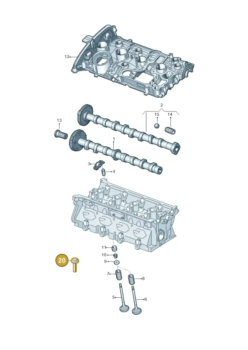 100109001B — Skoda Kodiaq (2024-) diagram 627109200, position 20