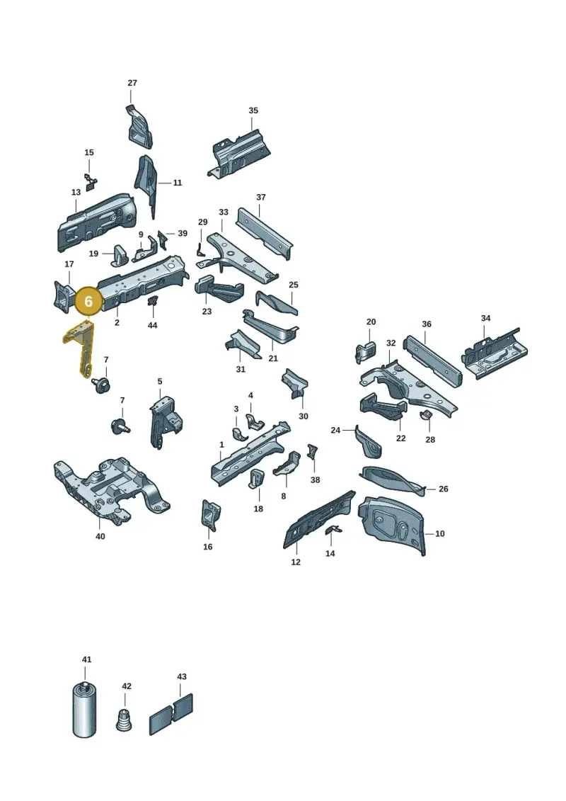 10A803714 — Skoda Enyaq (2020-) diagram 10a803000, position 6