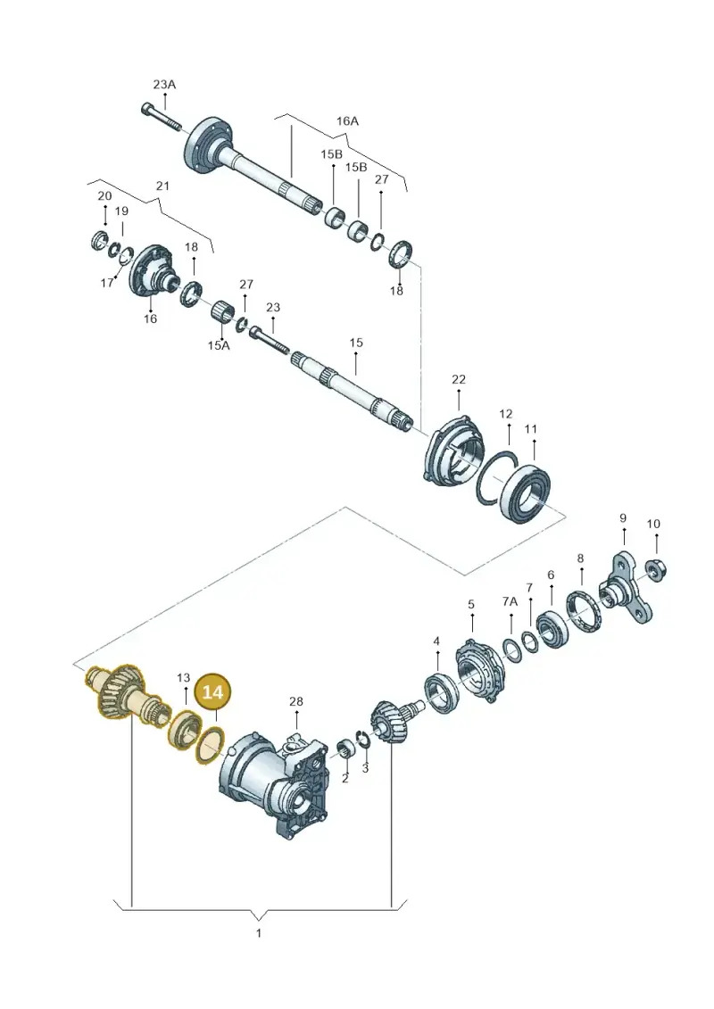 113517201A — Skoda OCTAVIA/COMBI/4X4      01> (2000-) diagram 194409460, position 14