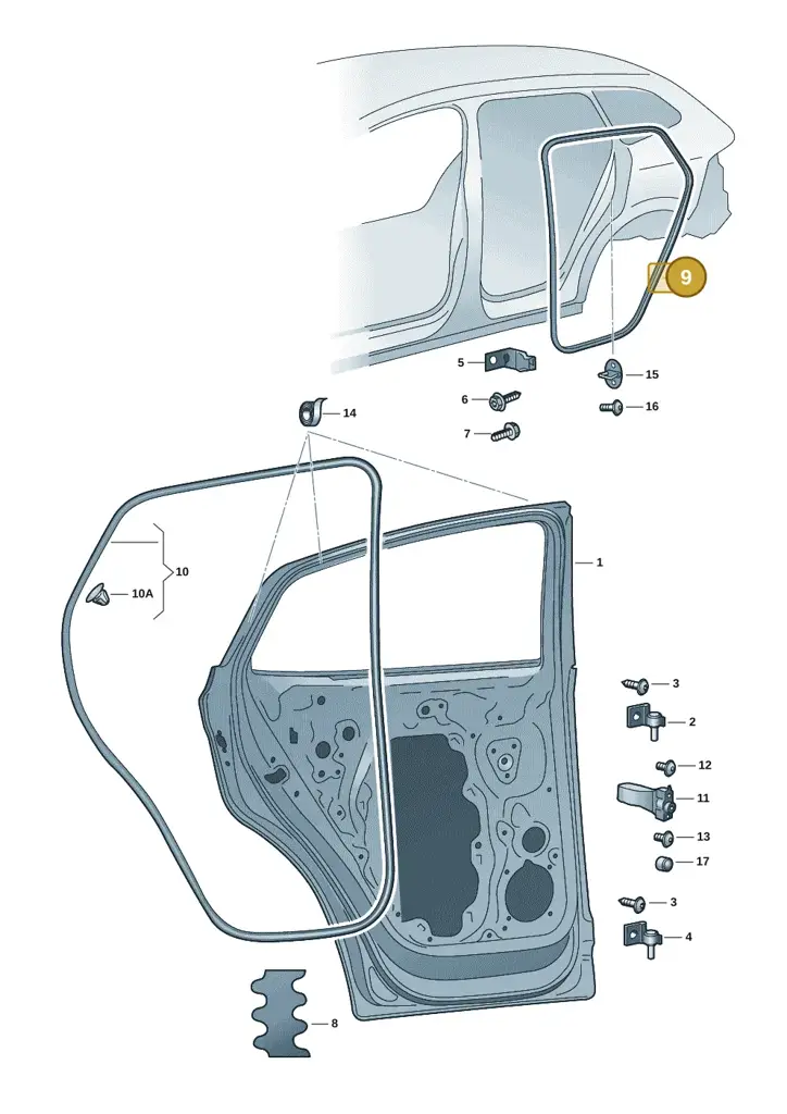 11A867913C9B9 — Skoda Enyaq (2020-) diagram 50a833000, position 9