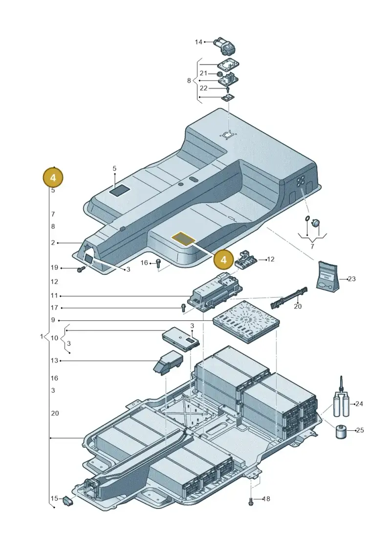 12E010006Q — Skoda Citigo (2019-2021) diagram 899915055, position 4