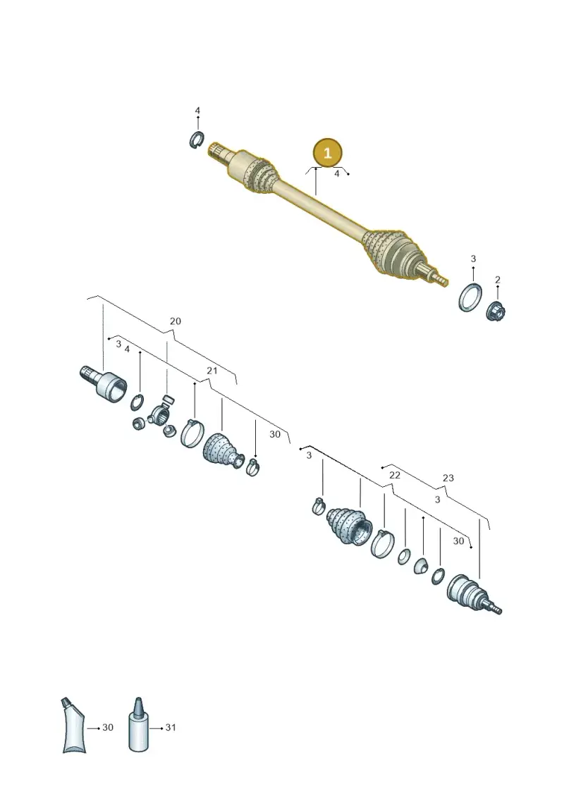 12E407761G — Skoda Citigo (2019-2021) diagram 899407200, position 1