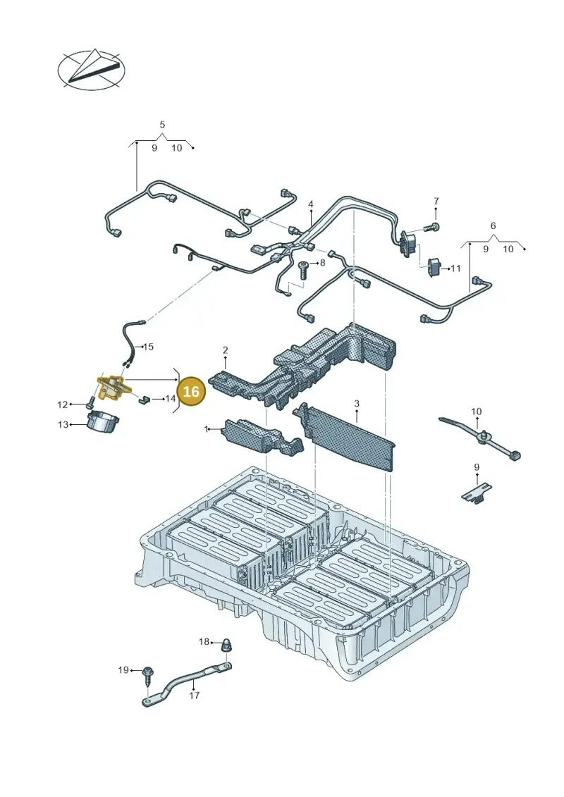 12E915703E — Skoda Octavia (2019-2024) diagram 793915850, position 16