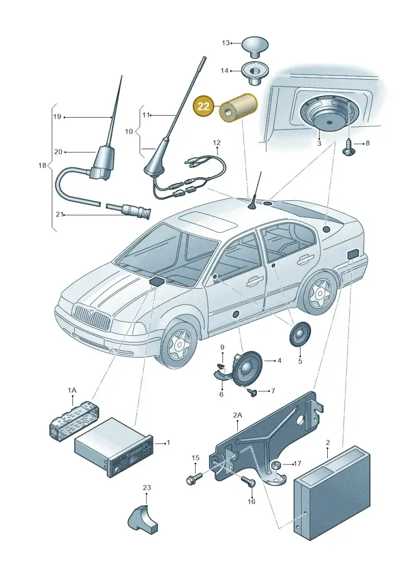 171035518 — Skoda OCTAVIA/COMBI/4X4      01> (2000-) diagram 202035000, position 22