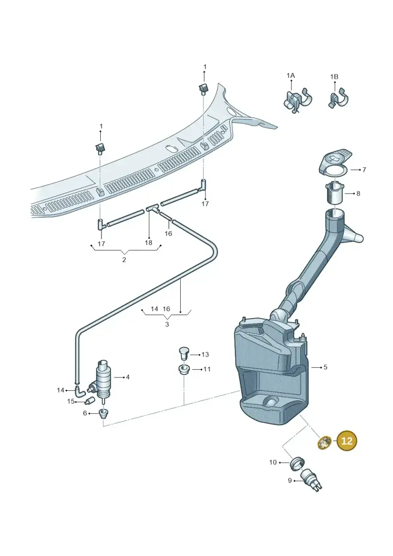 171957857 — Skoda FABIA/COMBI            05> (2004-) diagram 225955100, position 12