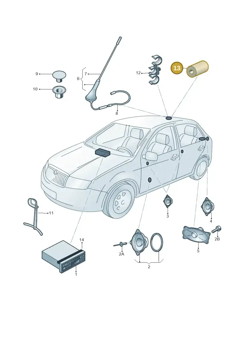191035518D — Skoda FABIA/COMBI            05> (2004-) diagram 225035000, position 13