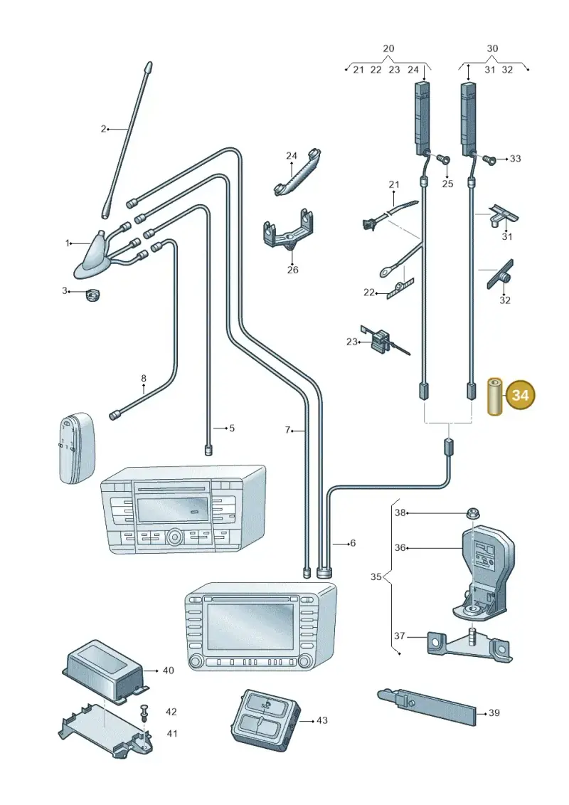 191035518D — Skoda Octavia (2012-2017) diagram 753000080, position 34