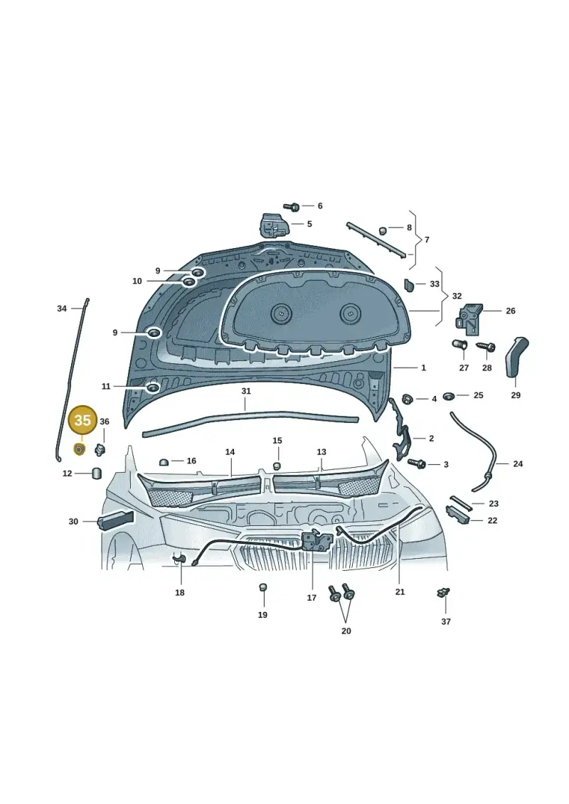 191823395 — Skoda Fabia (2021-) diagram 6vn823000, position 35