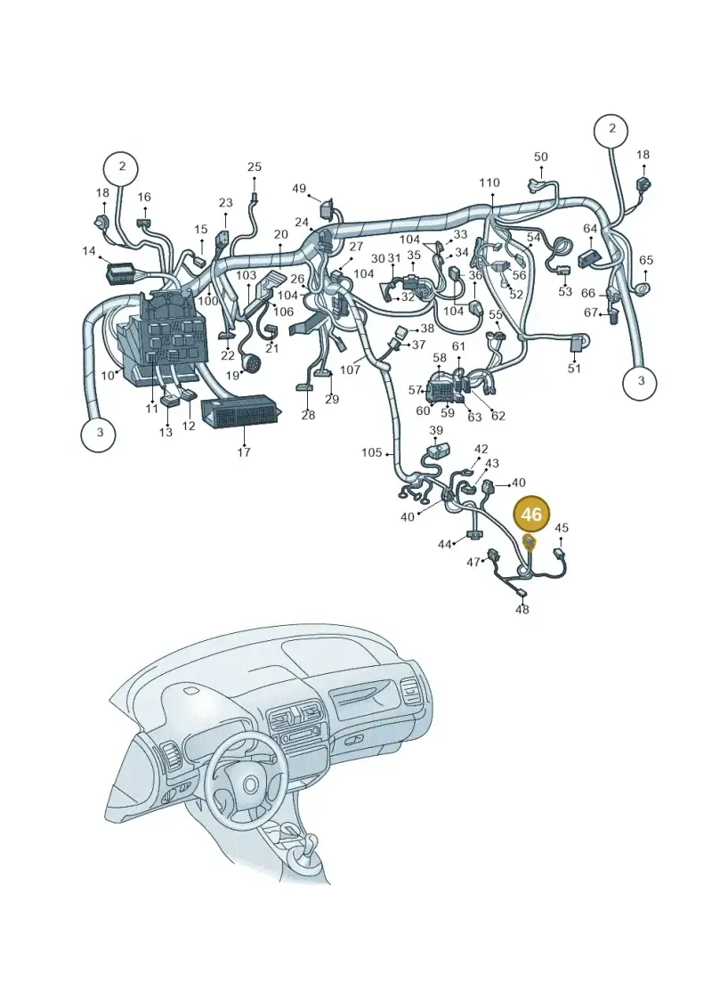 191919321 — Skoda Roomster (2010-2015) diagram 608971850, position 46