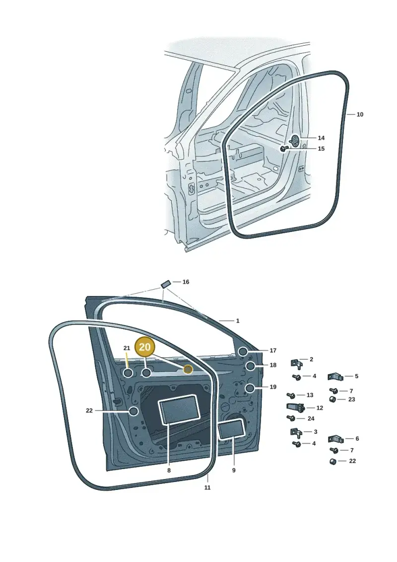 191971908 — Skoda Superb Combi (2023-) diagram 3p0831000, position 20