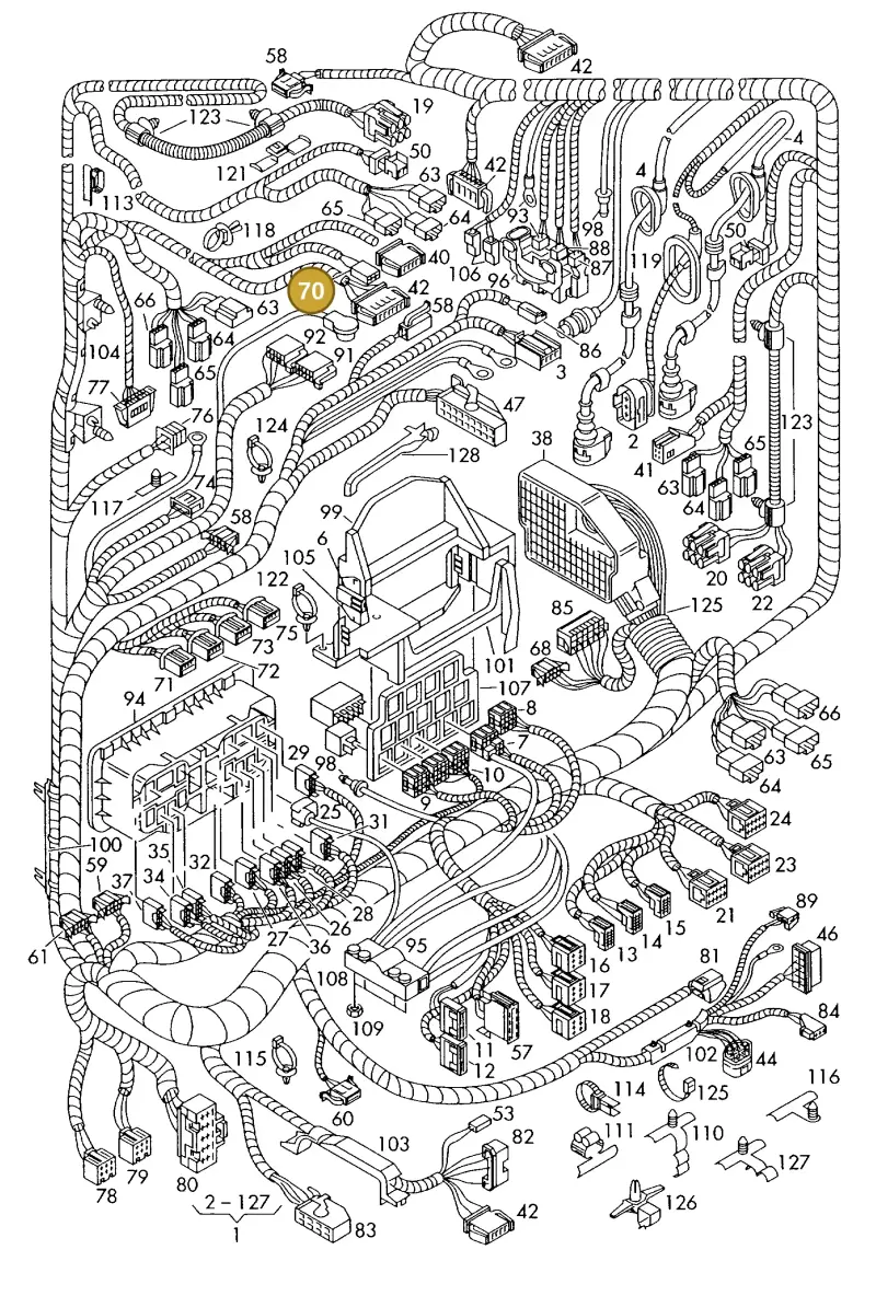 191972762 — Skoda FABIA/COMBI            05> (2004-) diagram 225971850, position 70