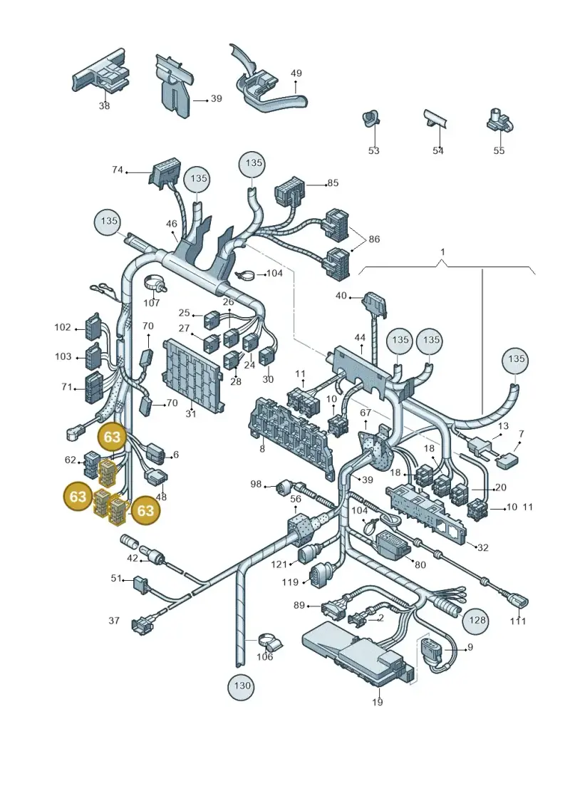 191972772 — Skoda OCTAVIA/COMBI/4X4      01> (2000-) diagram 252971800, position 63