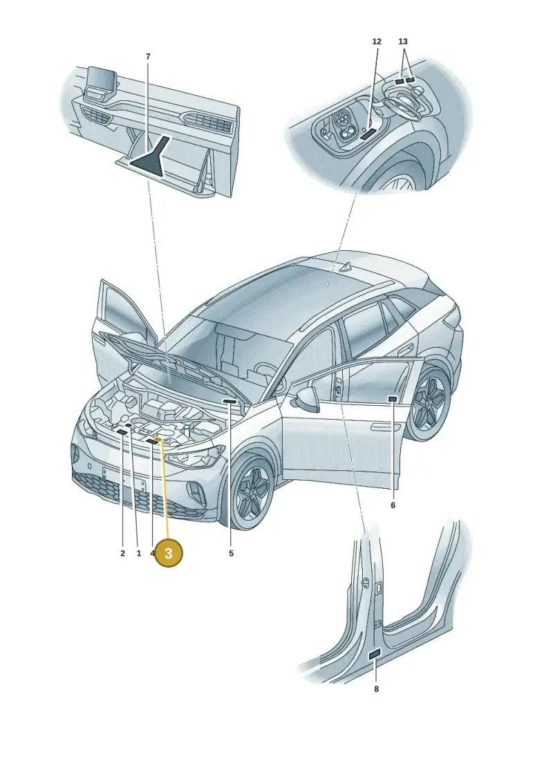 1EA010007 — Skoda Enyaq (2020-) diagram 50a010000, position 3