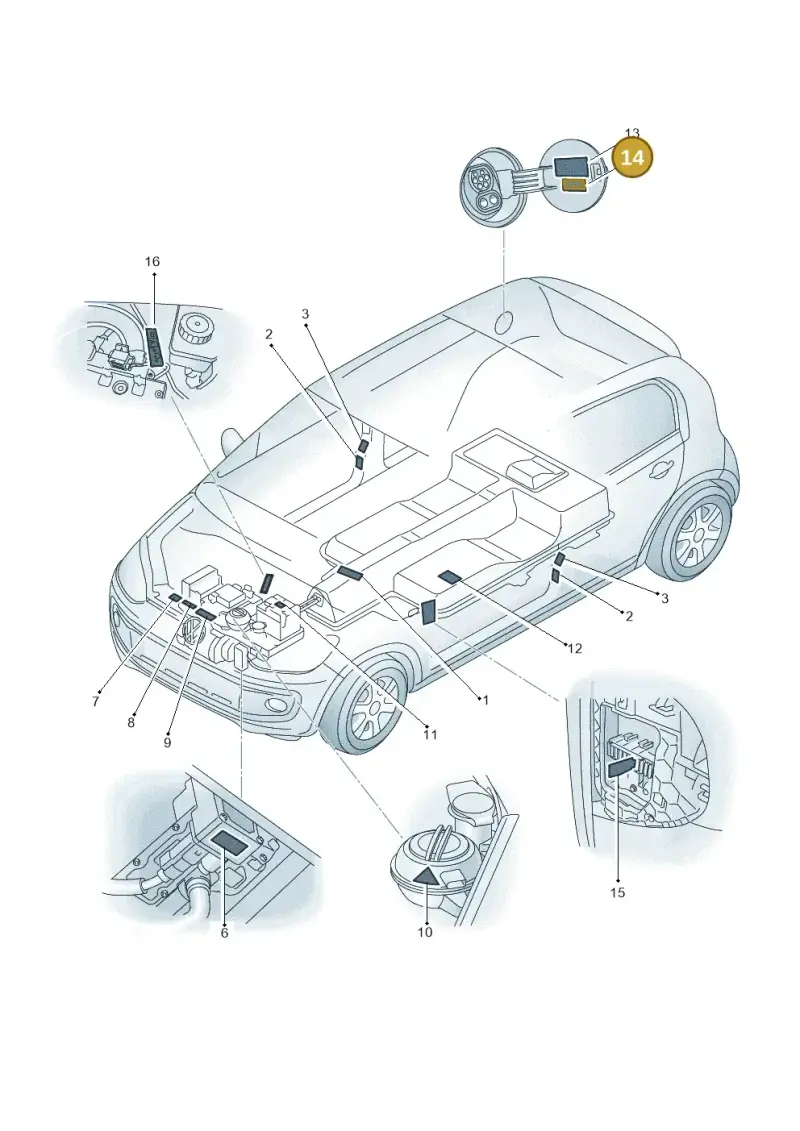 1EA010560 — Skoda Citigo (2019-2021) diagram 899010000, position 14
