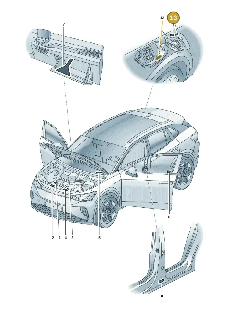 1EA010560B — Skoda Enyaq (2020-) diagram 50a010000, position 13