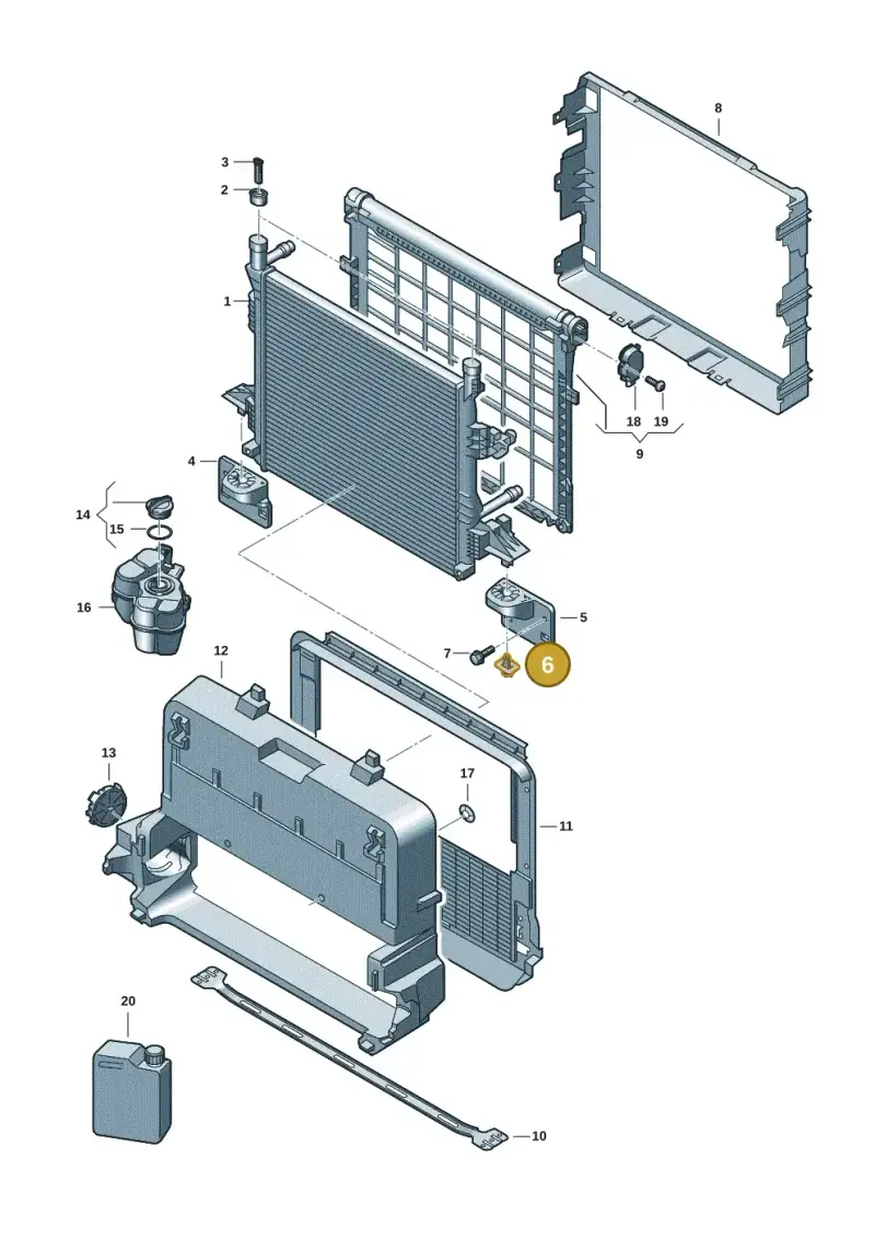1EA121095 — Skoda Enyaq (2020-) diagram 10a122100, position 6