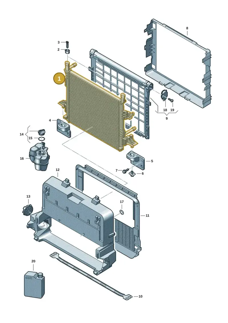 1EA121251B — Skoda Enyaq (2020-) diagram 10a122100, position 1