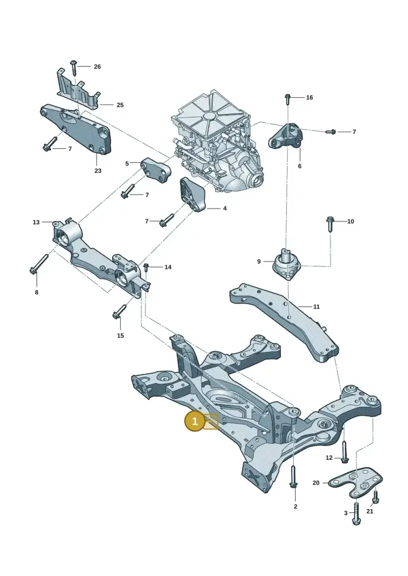 1EA199315J — Skoda Enyaq (2020-) diagram 89a199200, position 1