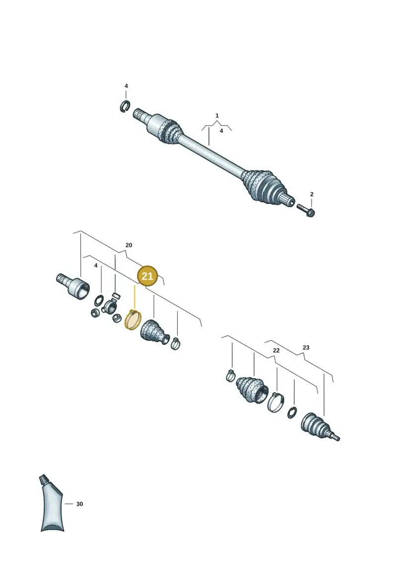 1EA498201B — Skoda Enyaq (2020-) diagram 11a407020, position 21