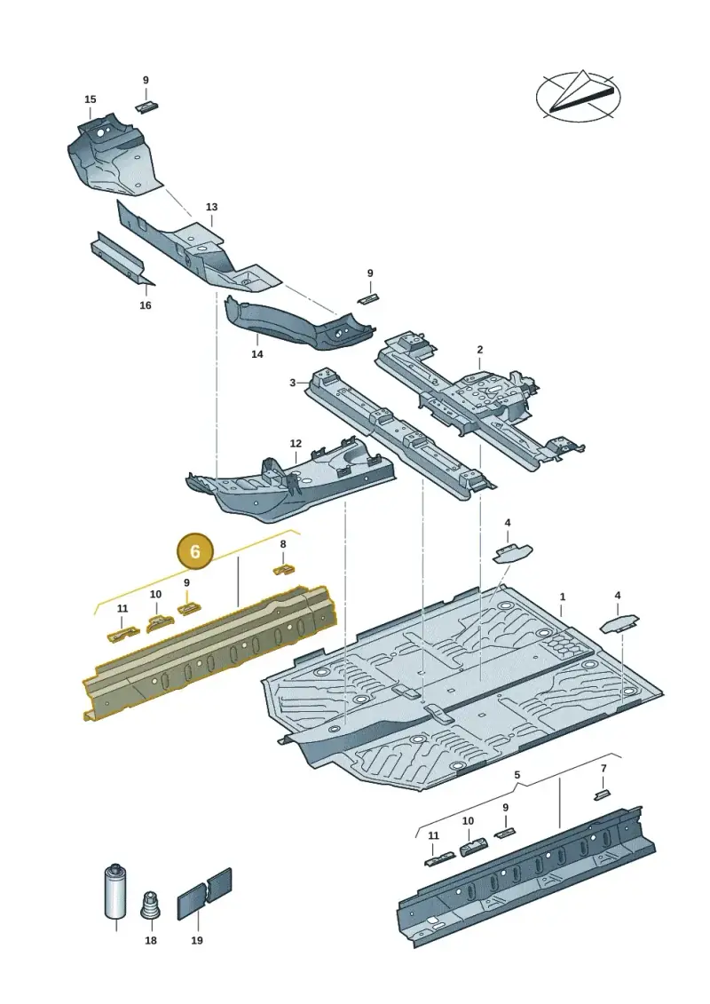 1EA801252A — Skoda Enyaq (2020-) diagram 10a803010, position 6