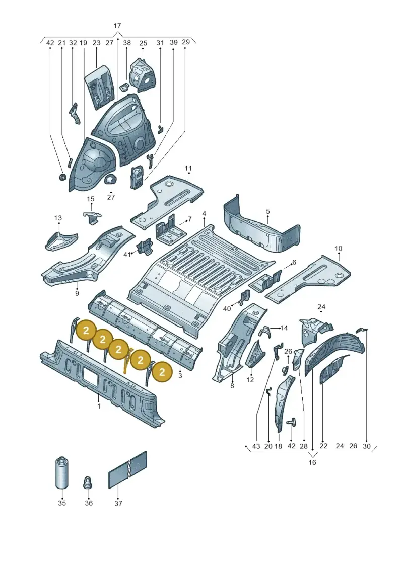 1EA802589 — Skoda Enyaq (2020-) diagram 11a803015, position 2