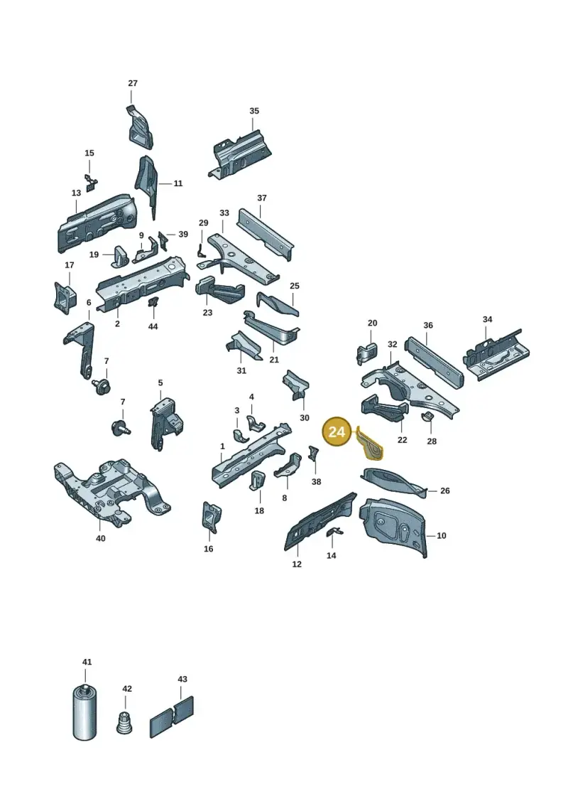 1EA802747 — Skoda Enyaq (2020-) diagram 10a803000, position 24