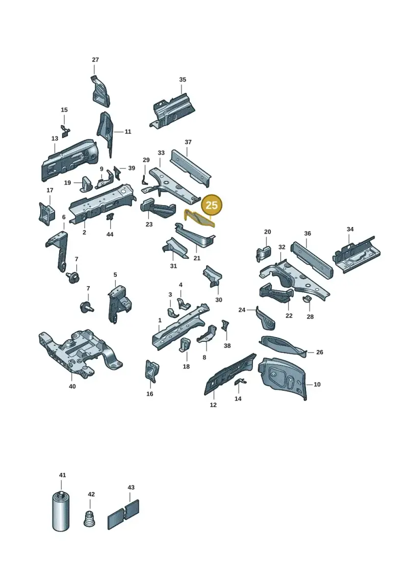 1EA802748 — Skoda Enyaq (2020-) diagram 10a803000, position 25