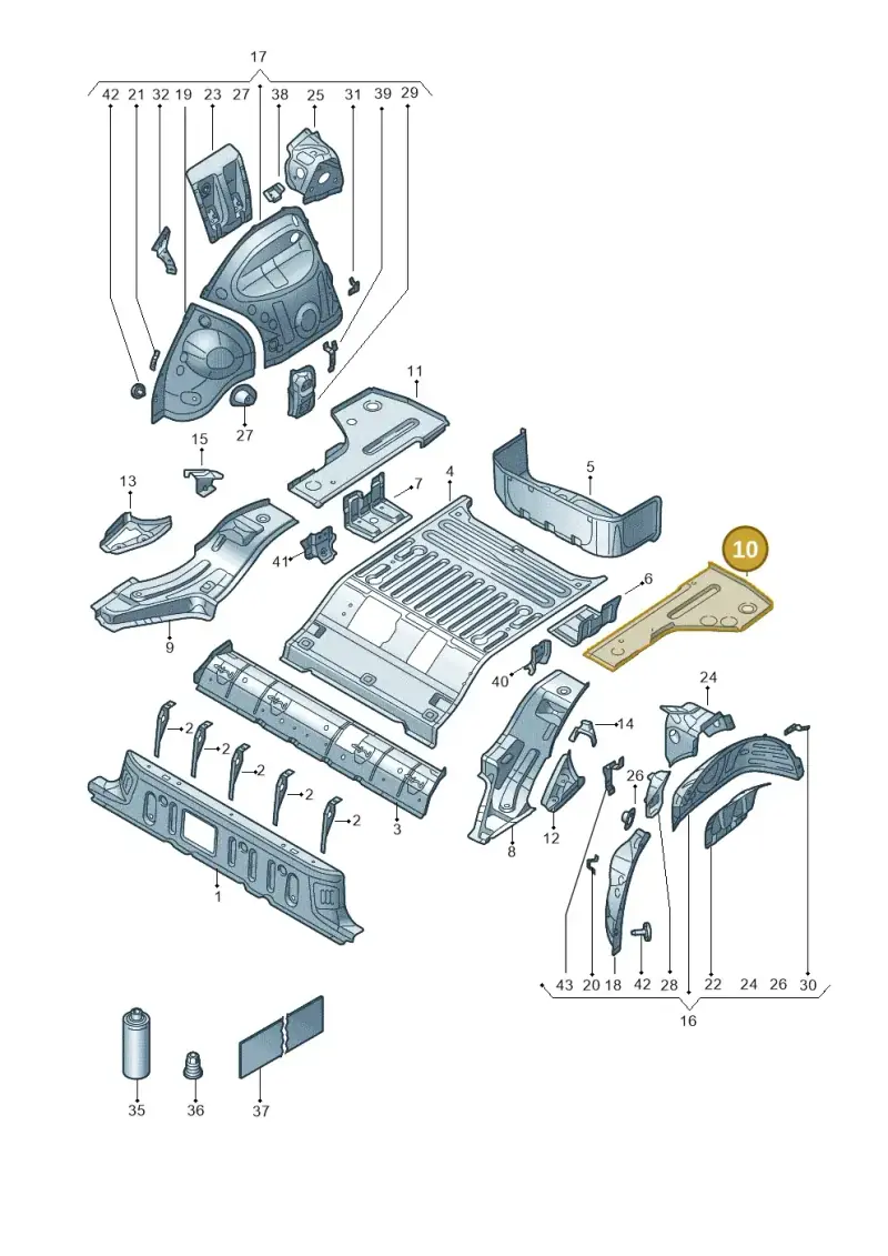 1EA802851A — Skoda Enyaq (2020-) diagram 11a803015, position 10