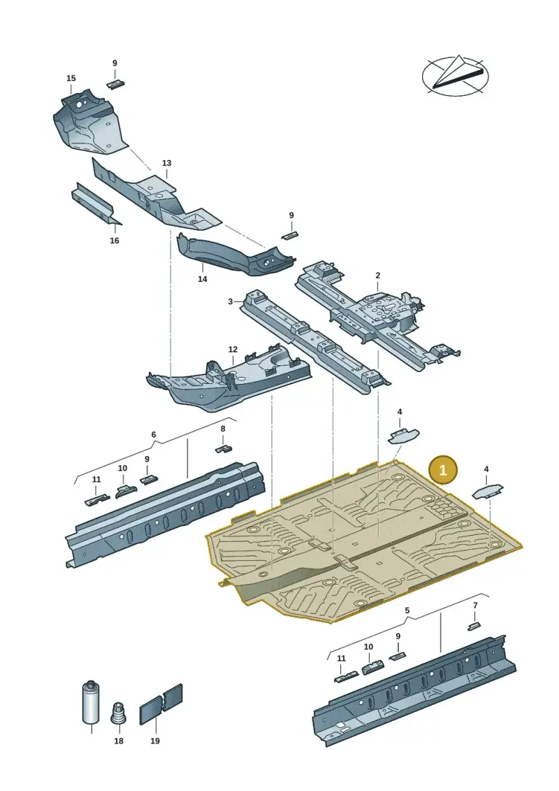 1EA803205E — Skoda Enyaq (2020-) diagram 10a803010, position 1