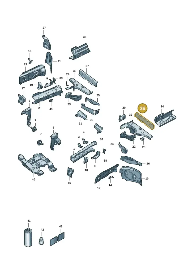 1EA803229 — Skoda Enyaq (2020-) diagram 10a803000, position 36