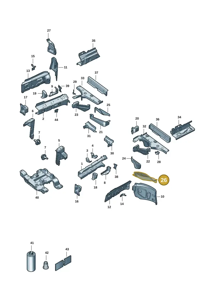 1EA803429 — Skoda Enyaq (2020-) diagram 10a803000, position 26