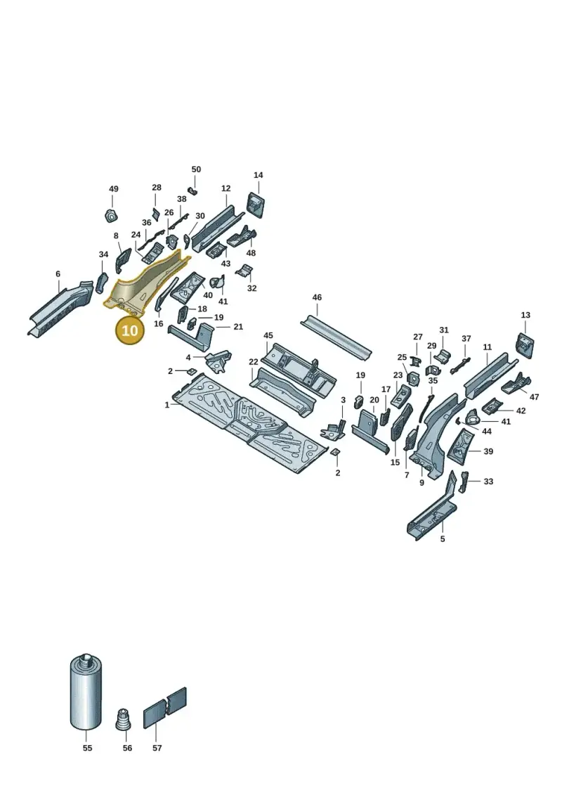 1EA803506 — Skoda Enyaq (2020-) diagram 11a803020, position 10