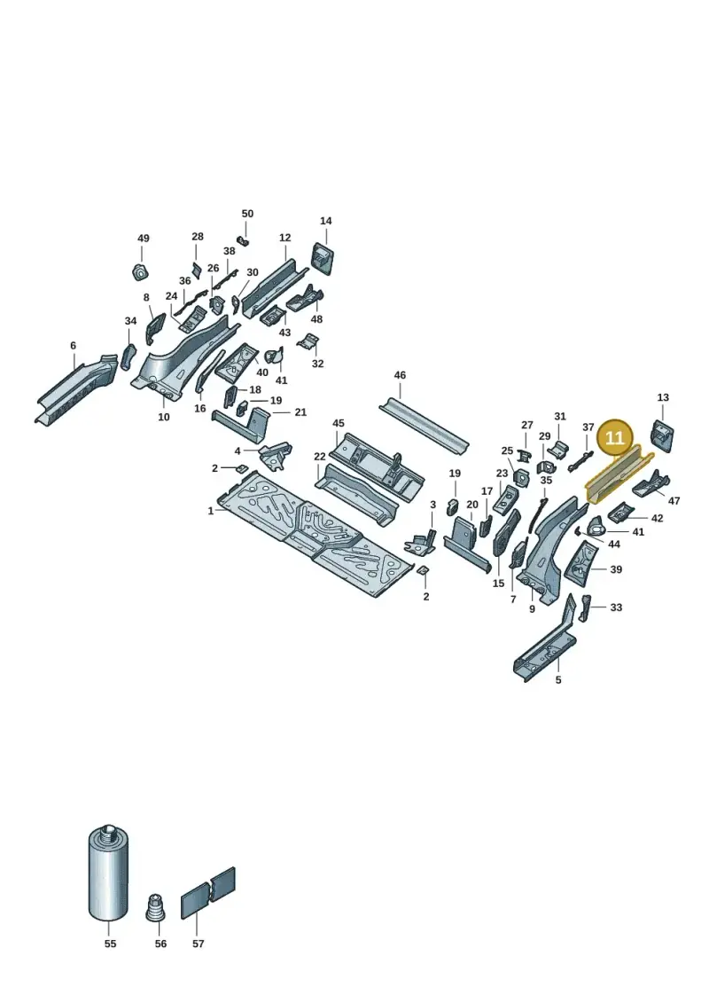 1EA803507A — Skoda Enyaq (2020-) diagram 11a803020, position 11
