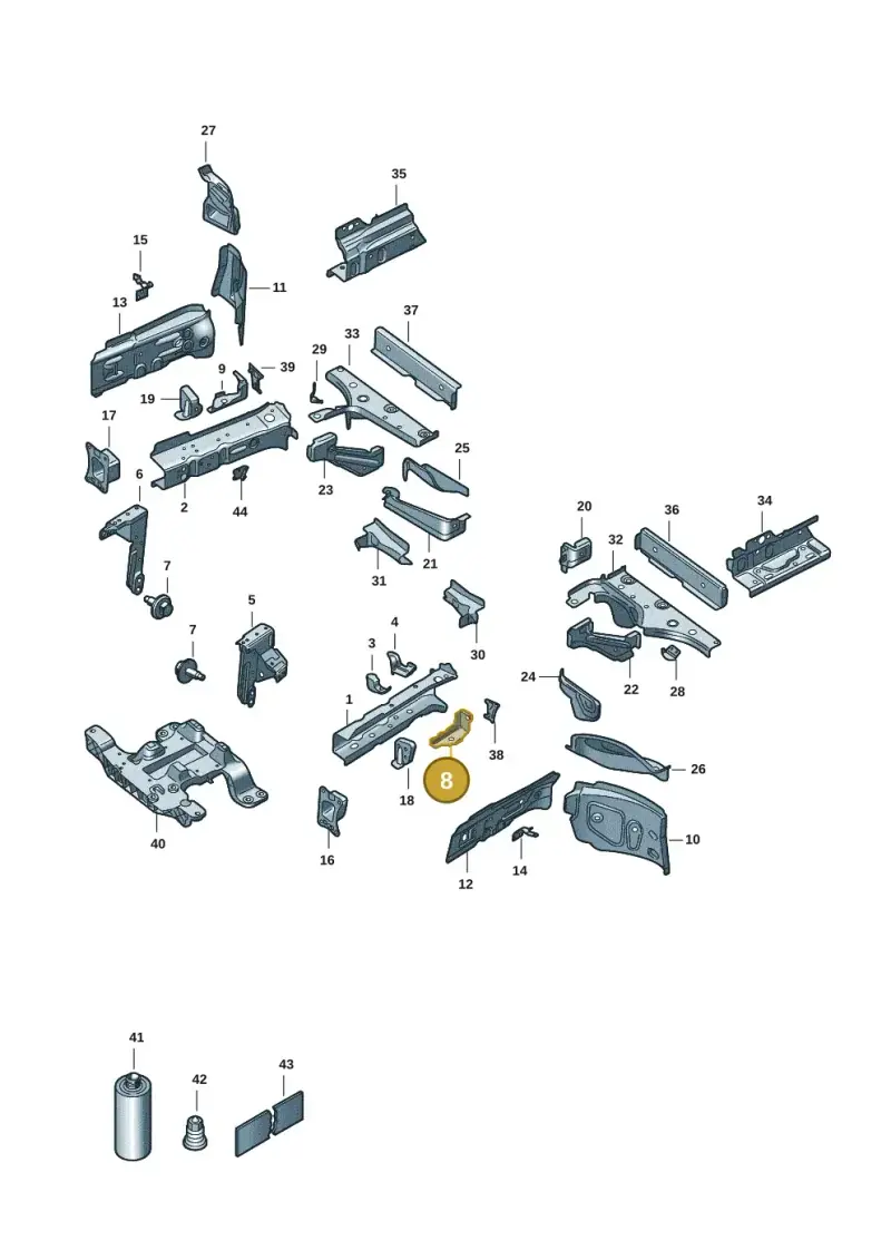 1EA803773 — Skoda Enyaq (2020-) diagram 10a803000, position 8