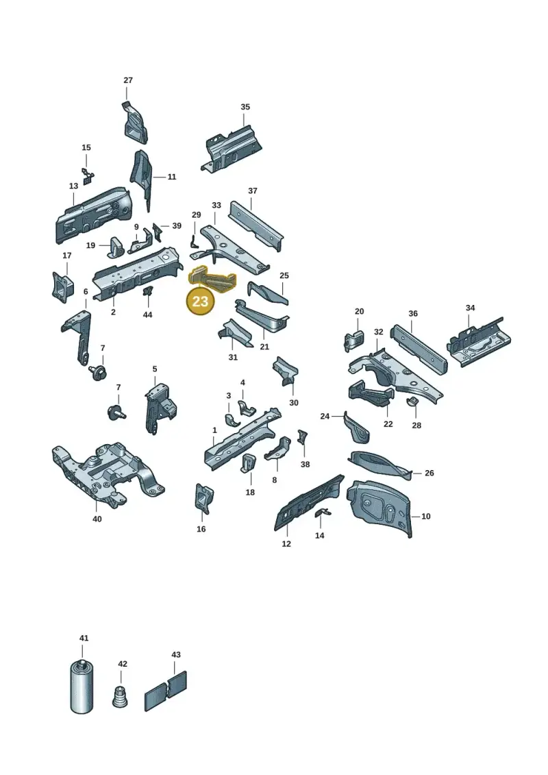 1EA803872 — Skoda Enyaq (2020-) diagram 10a803000, position 23