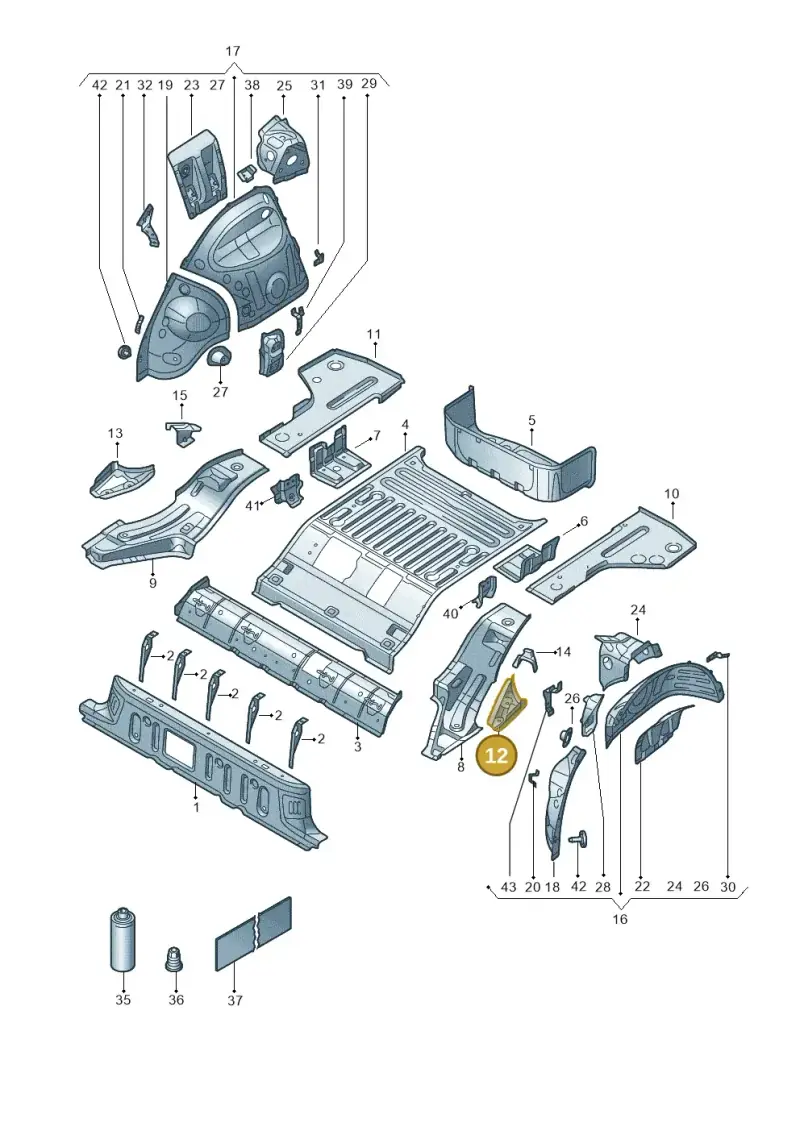 1EA804201A — Skoda Enyaq (2020-) diagram 11a803015, position 12