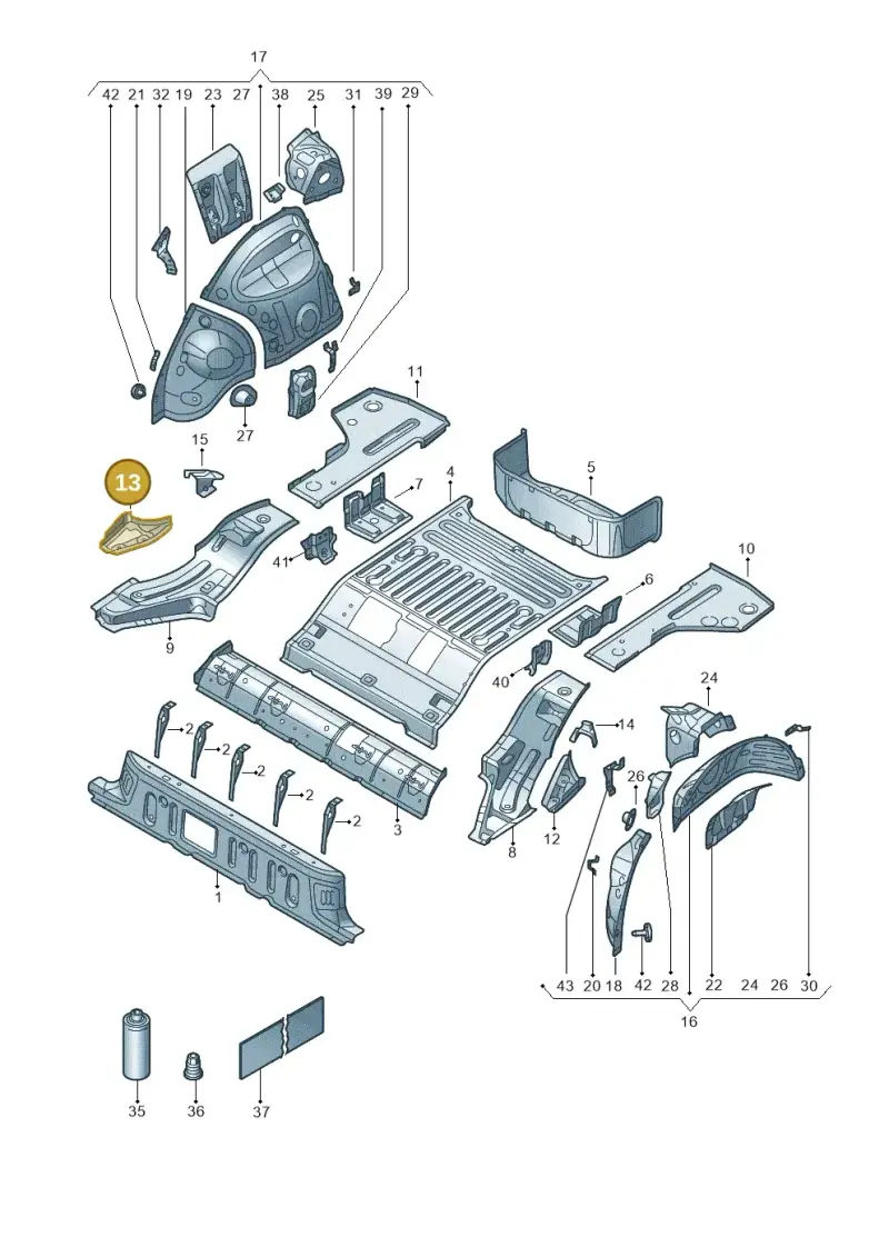 1EA804202A — Skoda Enyaq (2020-) diagram 11a803015, position 13