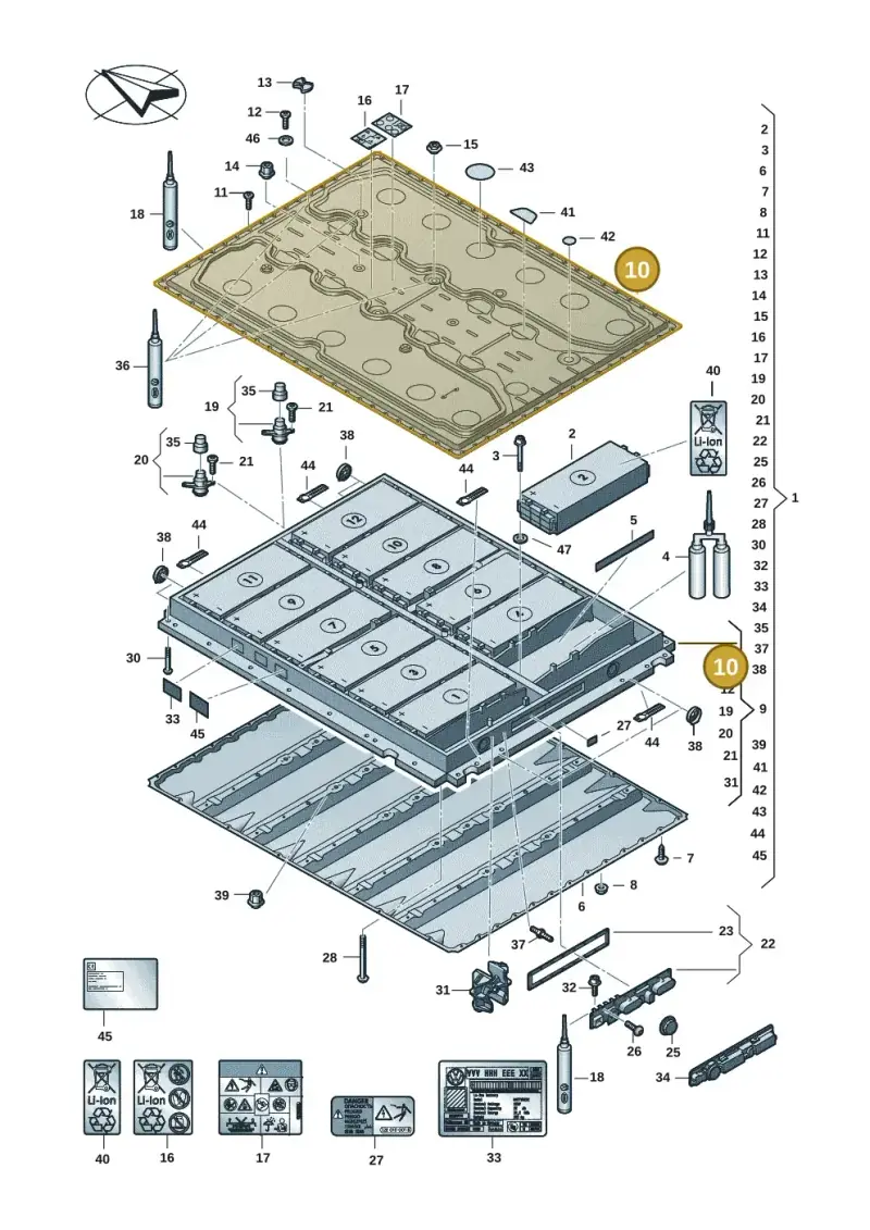 1EA804825K — Skoda Enyaq (2020-) diagram 082915053, position 10