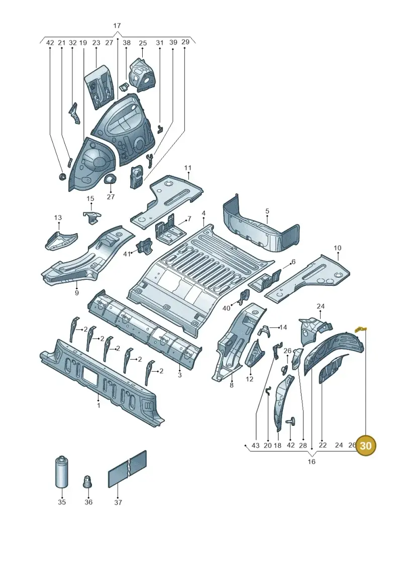 1EA813695 — Skoda Enyaq (2020-) diagram 11a803015, position 30