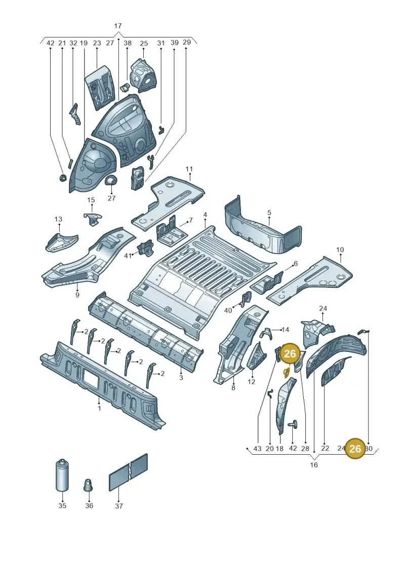 1EA813721 — Skoda Enyaq (2020-) diagram 11a803015, position 26