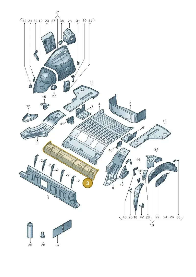 1EA814151A — Skoda Enyaq (2020-) diagram 11a803015, position 3