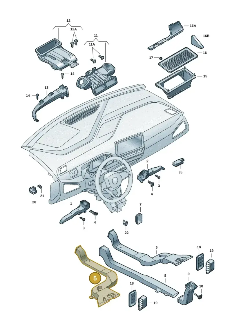 1EA819801 — Skoda Enyaq (2020-) diagram 50a819010, position 5