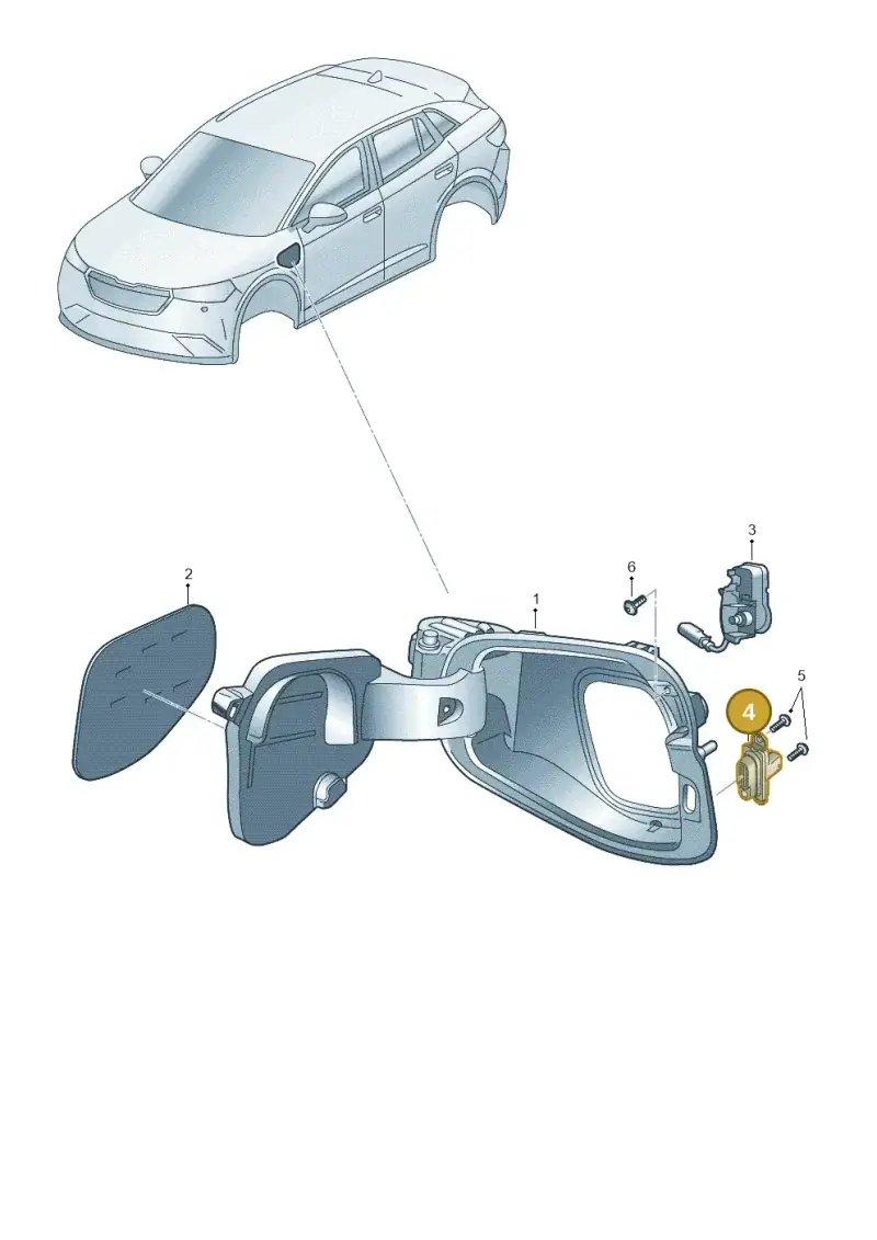 1EA915211A — Skoda Kodiaq (2024-) diagram 3p0809110, position 4
