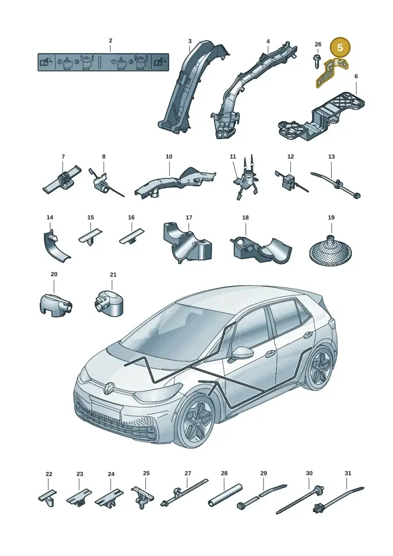 1EA971458J — Skoda Enyaq (2020-) diagram 10a972001, position 5
