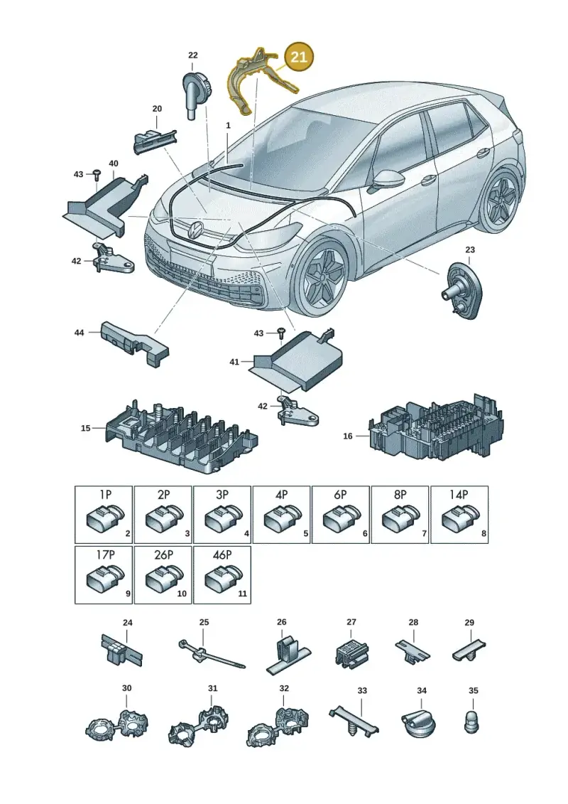 1EA971615P — Skoda Enyaq (2020-) diagram 10a971080, position 21