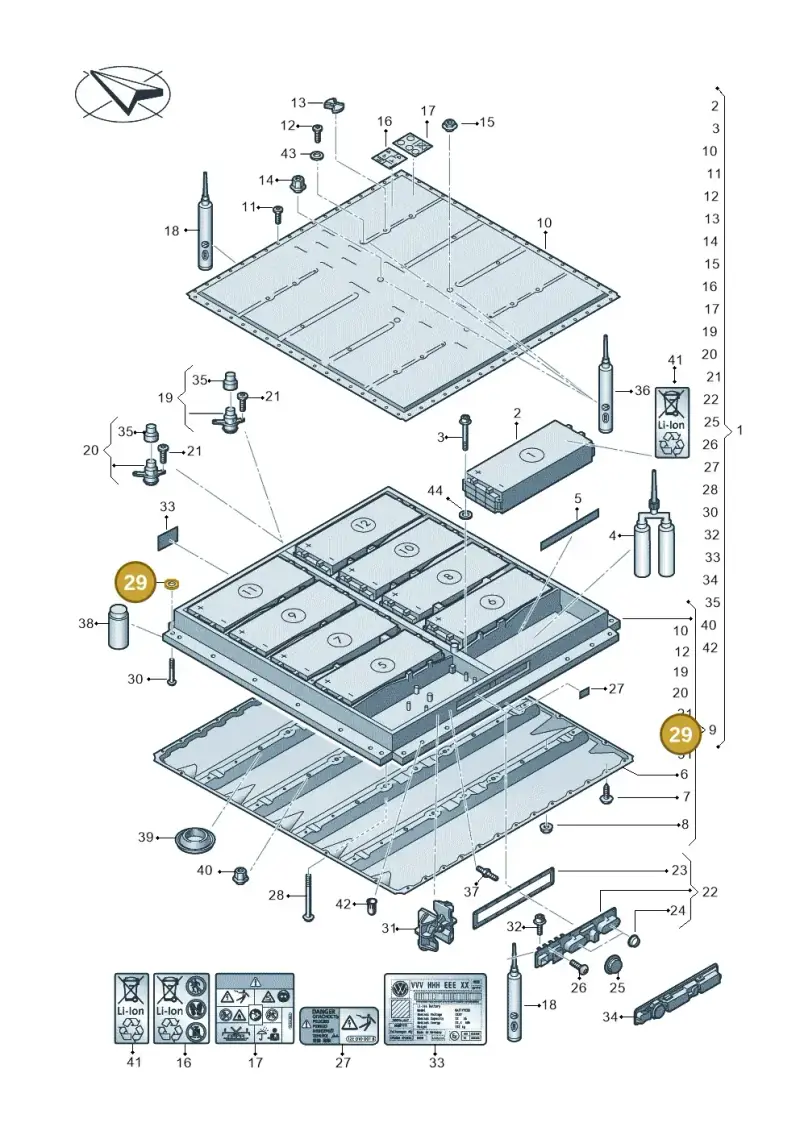 1EA998103 — Skoda Enyaq (2020-) diagram 062915050, position 29