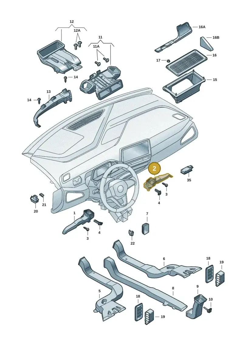 1EB819152C — Skoda Enyaq (2020-) diagram 50a819010, position 2