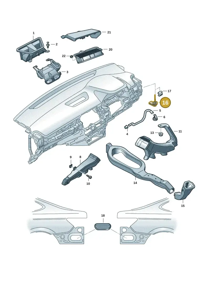 1EE907543 — Skoda Slavia (2021-) diagram 62r819010, position 16