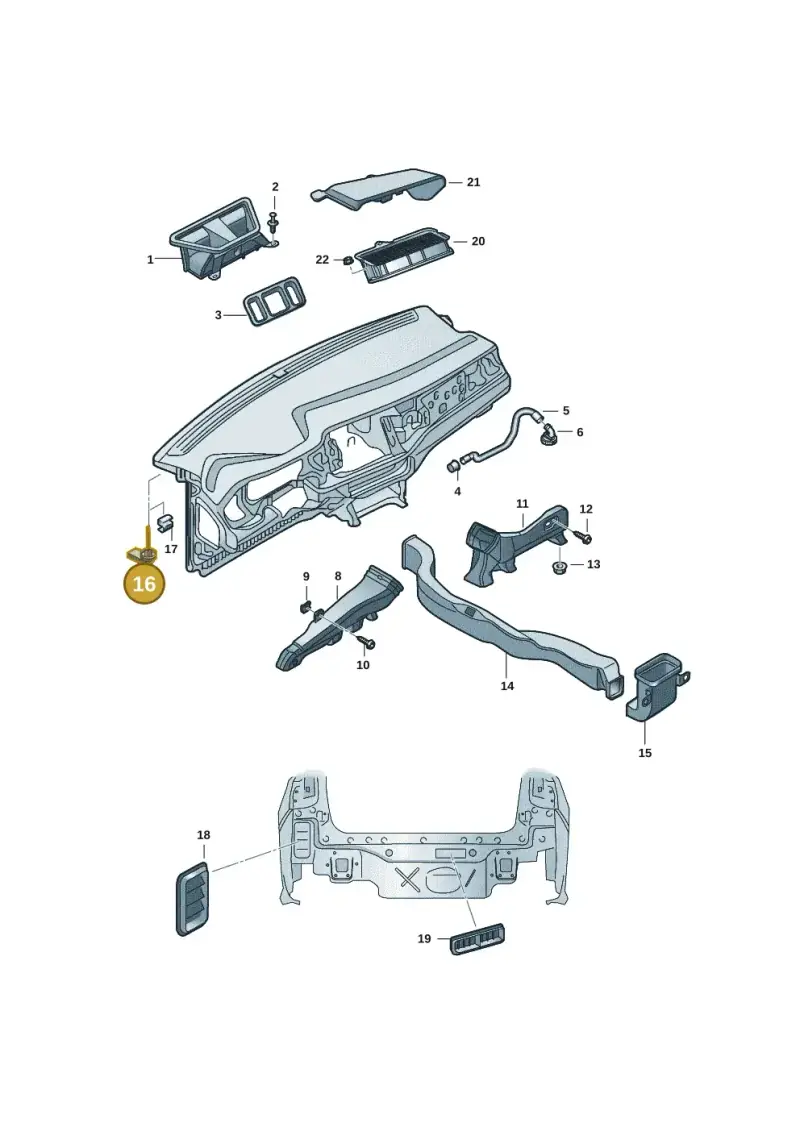1EE907543 — Skoda Kushaq (2021-) diagram 62t819010, position 16